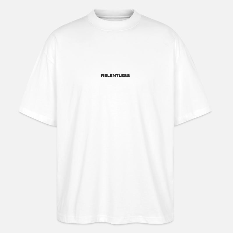Unermüdliche Typografie Starkes Textdesign - Stanley/Stella Oversized Unisex Bio T-Shirt Blaster 2.0 - Weiß