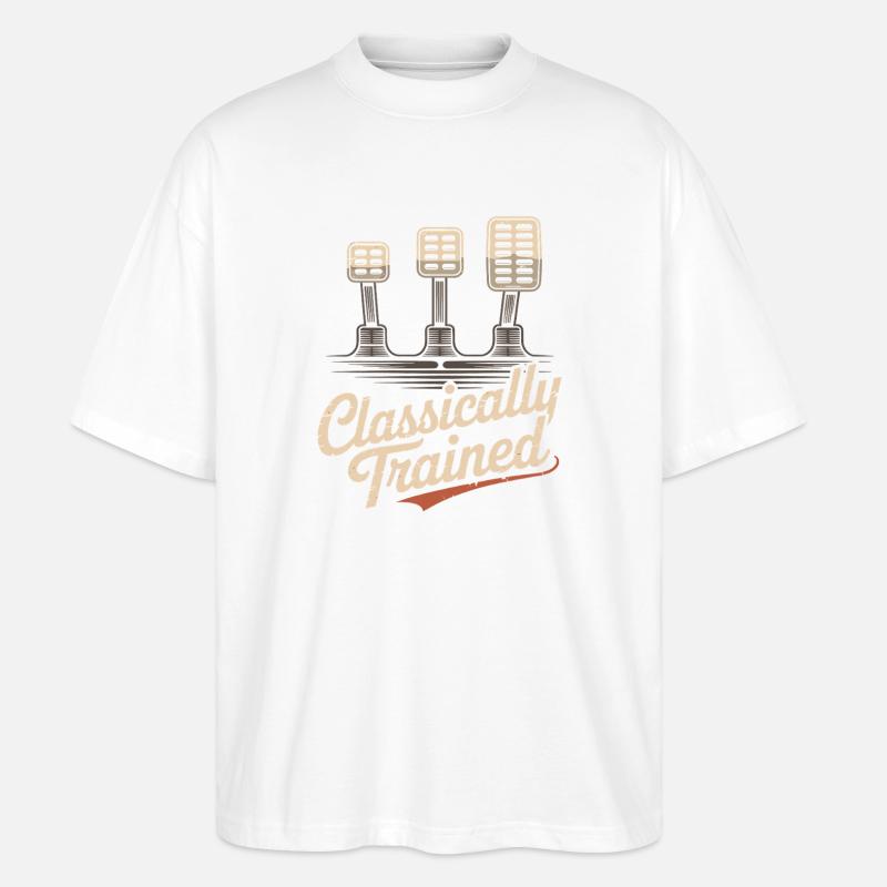 Classically Trained Petrolhead Car Mechanic - Stanley/Stella Oversized Unisex Organic T-shirt Blaster 2.0 - white