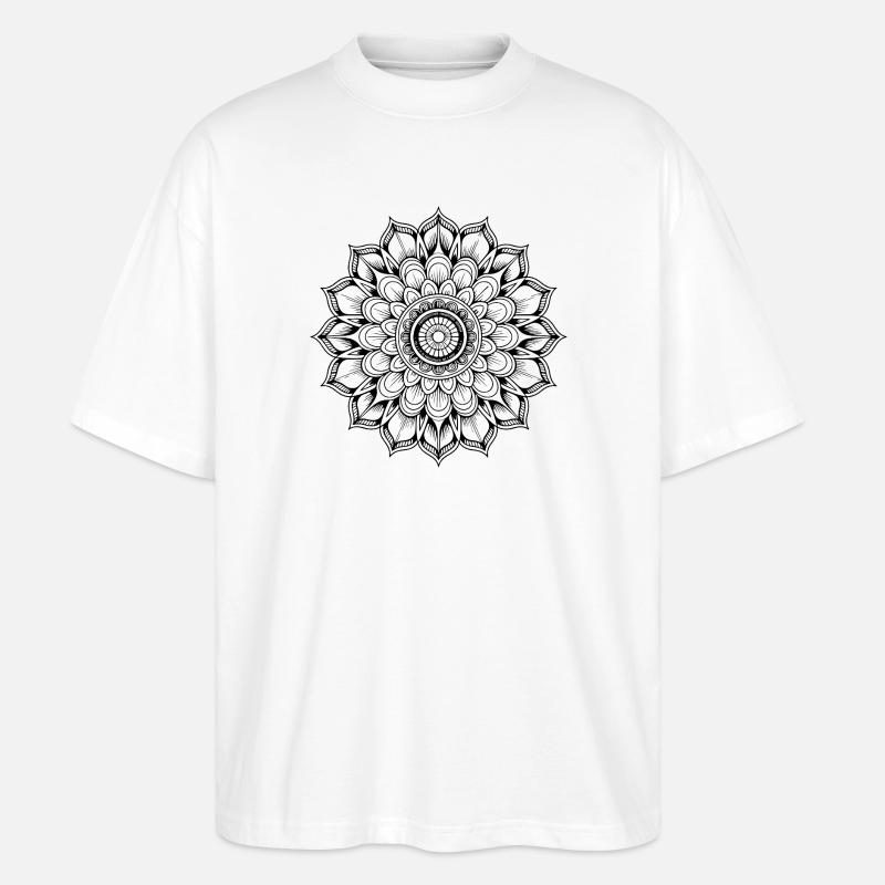 Mandala - Stanley/Stella Oversized Unisex Bio T-Shirt Blaster 2.0 - Weiß