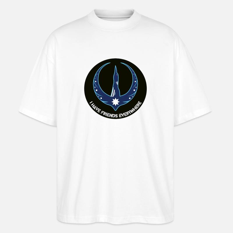 Minnesota Rebellion Loon - Stanley/Stella Oversized Unisex Bio T-Shirt Blaster 2.0 - Weiß