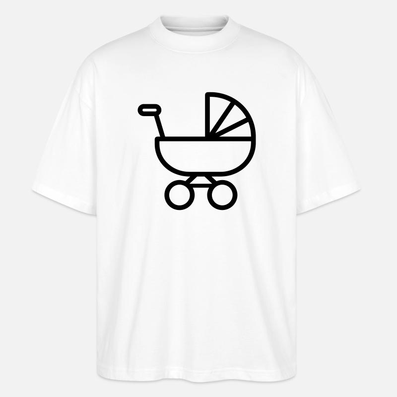 stroller_-1-stroller - Stanley/Stella Oversized Unisex Organic T-shirt Blaster 2.0 - white