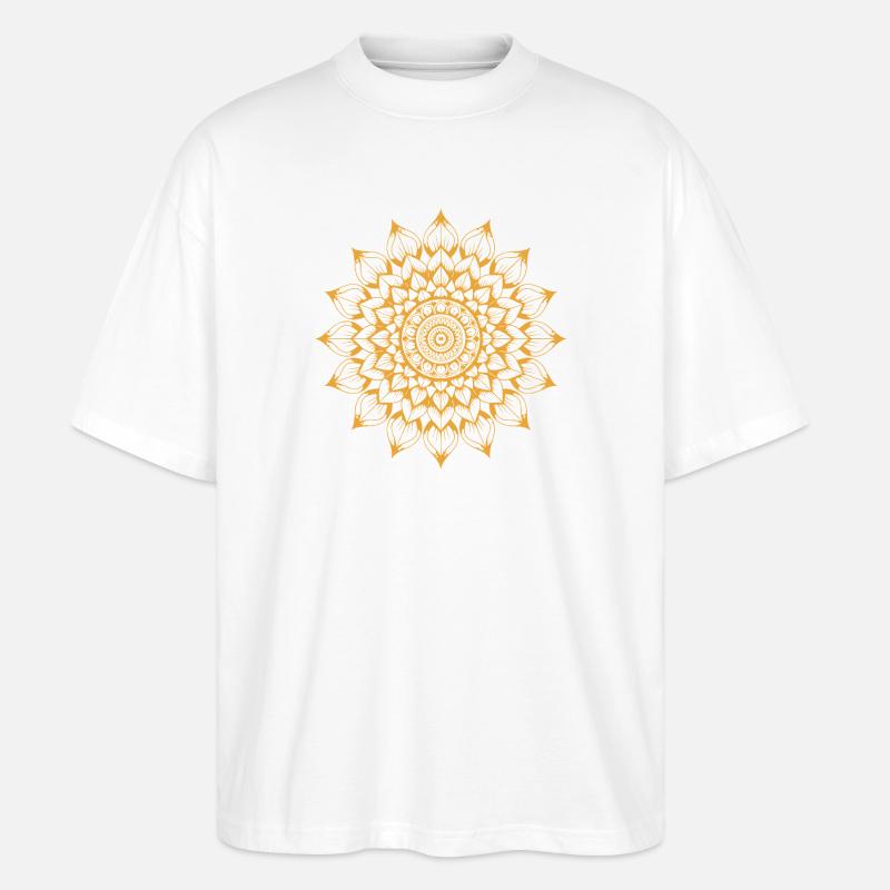 Mandala - Stanley/Stella Oversized Unisex Bio T-Shirt Blaster 2.0 - Weiß