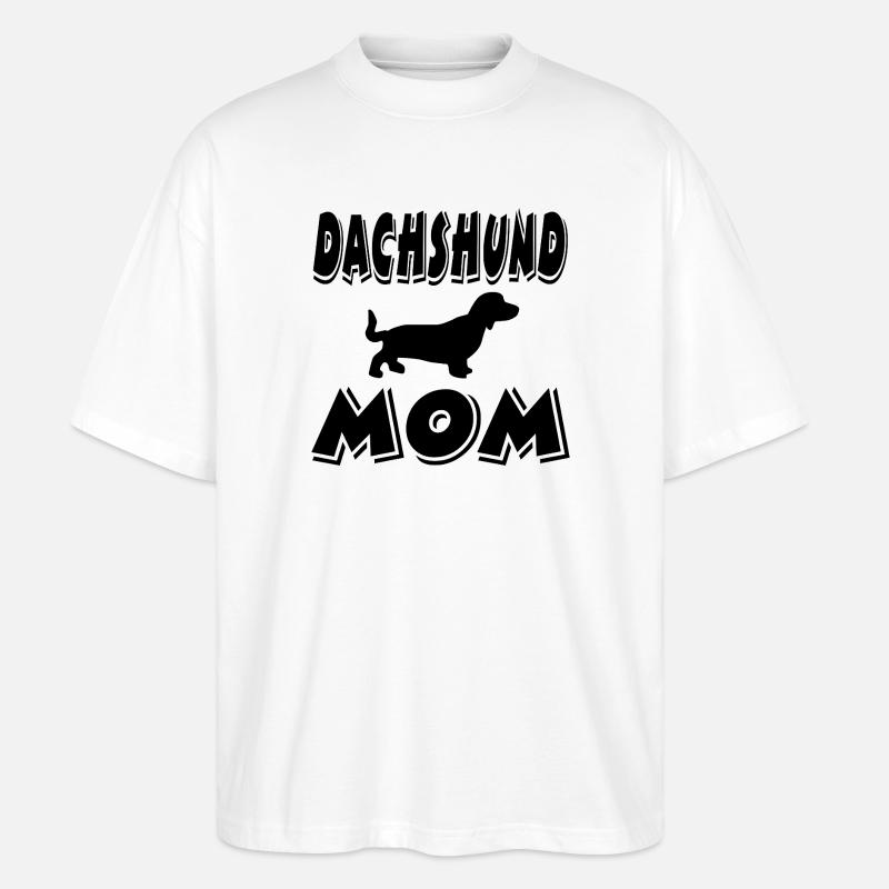 Dackel - Stanley/Stella Oversized Unisex Bio T-Shirt Blaster 2.0 - Weiß