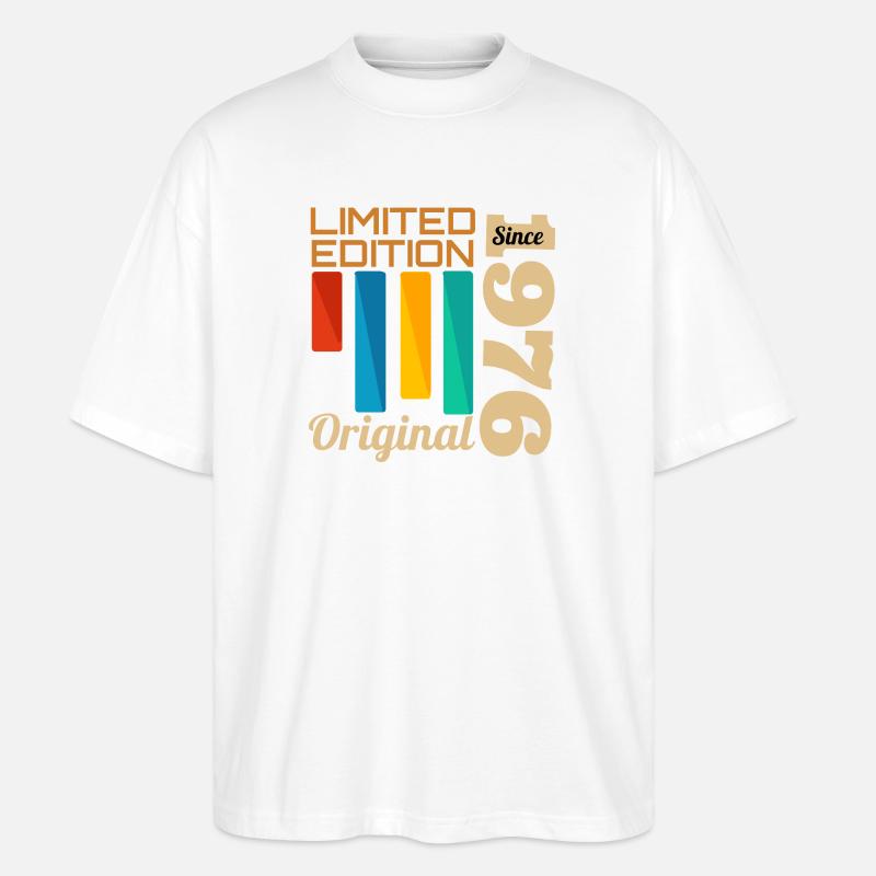 Edition Limitée Original 1976 Anniversaire  - T-shirt bio Blaster 2.0 coupe oversize Stanley/Stella Unisexe - blanc
