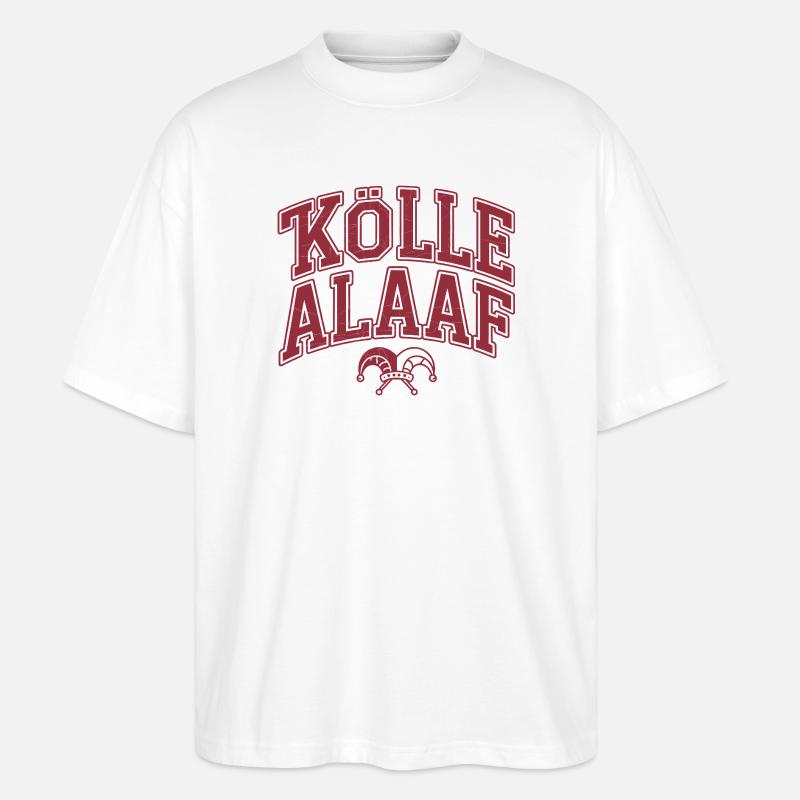 Kölle Alaaf - Stanley/Stella Oversized Unisex Bio T-Shirt Blaster 2.0 - Weiß