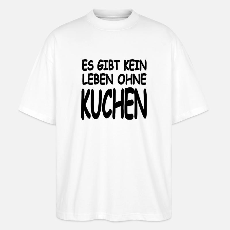 Kuchen - Stanley/Stella Oversized Unisex Bio T-Shirt Blaster 2.0 - Weiß