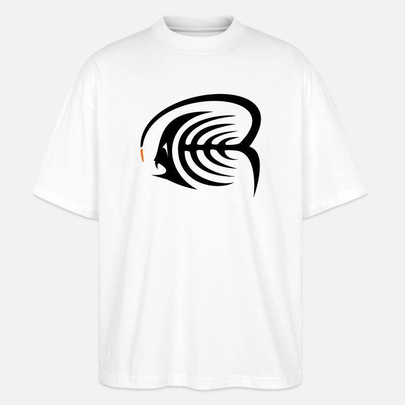 Poisson-grenouille - T-shirt bio Blaster 2.0 coupe oversize Stanley/Stella Unisexe - blanc