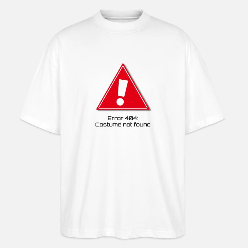 Error 404: Karneval - Stanley/Stella Oversized Unisex Bio T-Shirt Blaster 2.0 - Weiß