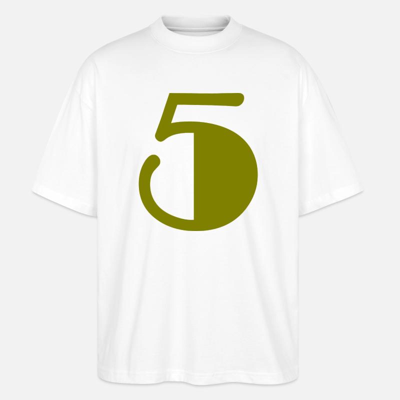 5. ANNIVERSAIRE. 5 ANS. 5e ANNIVERSAIRE - T-shirt bio Blaster 2.0 coupe oversize Stanley/Stella Unisexe - blanc