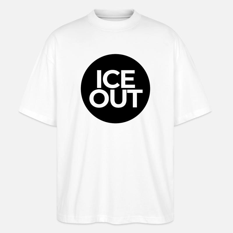 I C E OUT  - Stanley/Stella Oversized Unisex Bio T-Shirt Blaster 2.0 - Weiß
