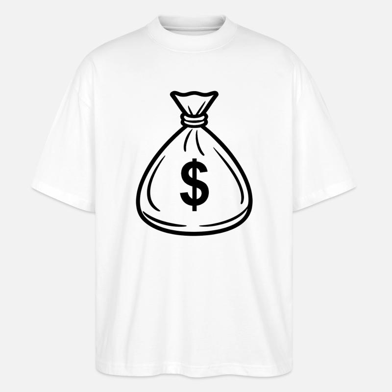 Geldbeutel - Stanley/Stella Oversized Unisex Bio T-Shirt Blaster 2.0 - Weiß