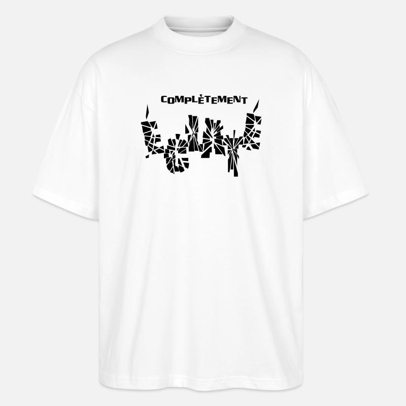 KOMPLETT EXPLODIERT! - Stanley/Stella Oversized Unisex Bio T-Shirt Blaster 2.0 - Weiß