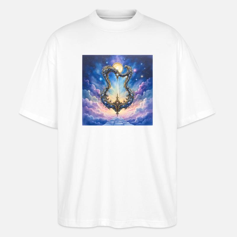 Golden Gate Himmelsbogen - Stanley/Stella Oversized Unisex Bio T-Shirt Blaster 2.0 - Weiß