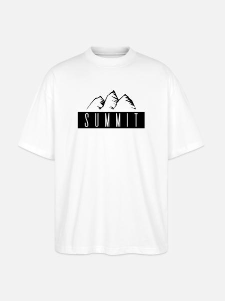 Summit - Stanley/Stella Oversized Unisex Organic T-shirt Blaster 2.0 - white