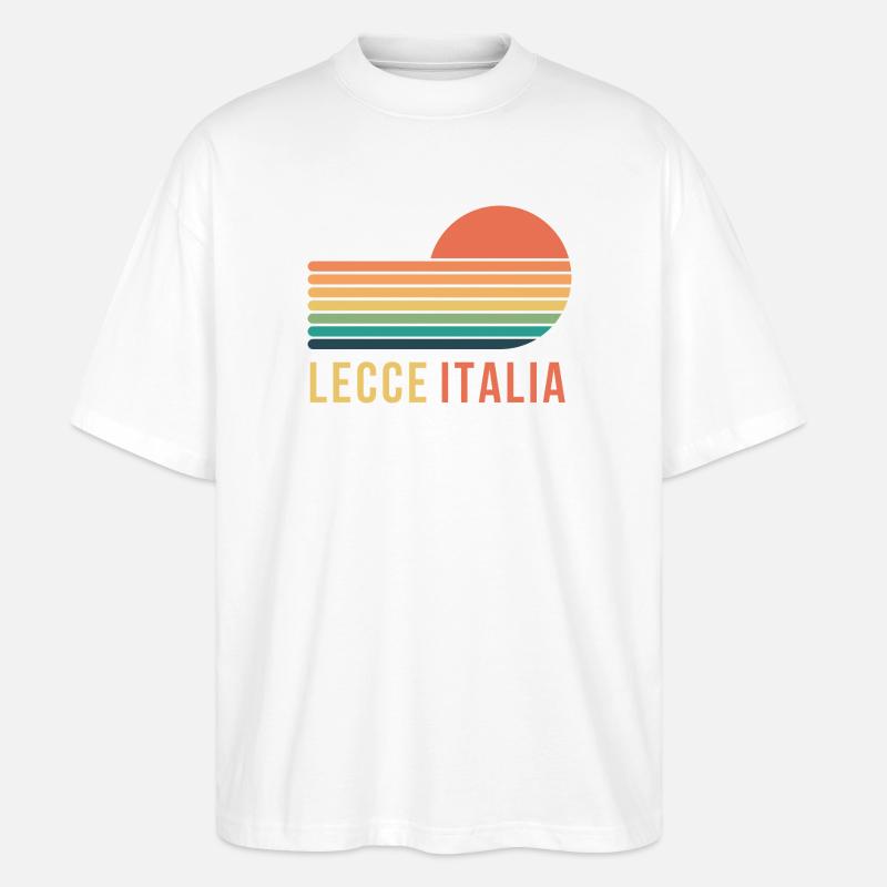 Lecce, Italien - Stanley/Stella Oversized Unisex Bio T-Shirt Blaster 2.0 - Weiß