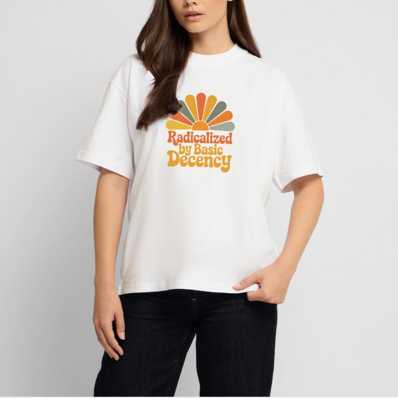 Radicalized by Basic Decency Stanley/Stella Oversized Unisex Organic T-shirt Blaster 2.0