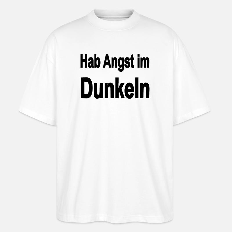 Dunkeln - Stanley/Stella Oversized Unisex Bio T-Shirt Blaster 2.0 - Weiß