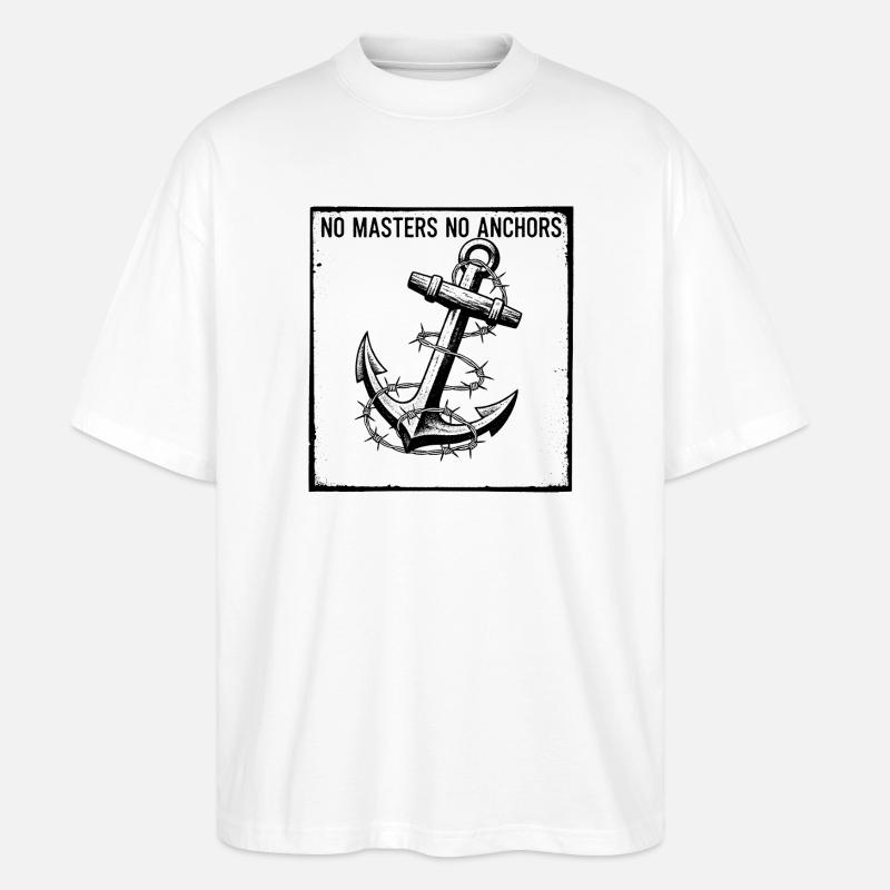 Grenzenloser Geist - Stanley/Stella Oversized Unisex Bio T-Shirt Blaster 2.0 - Weiß