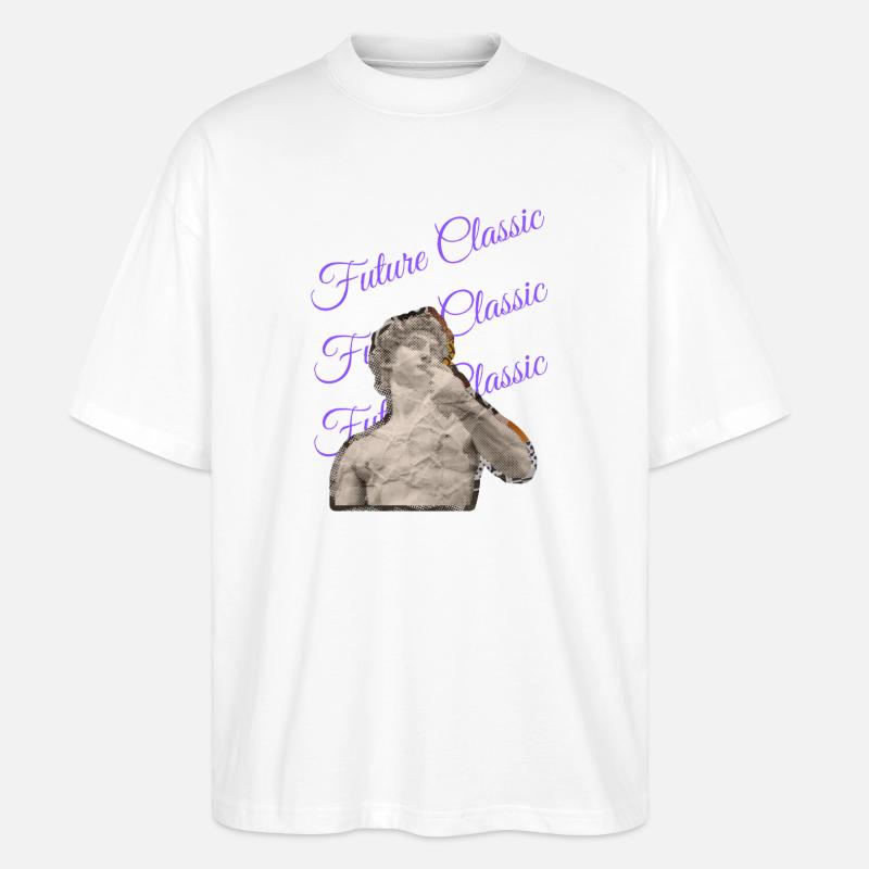 Future Classic – Retro Art Style - Stanley/Stella Oversized Unisex Bio T-Shirt Blaster 2.0 - Weiß
