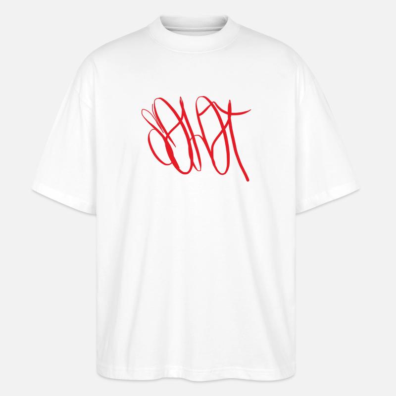 Don créatif Solothurn - T-shirt bio Blaster 2.0 coupe oversize Stanley/Stella Unisexe - blanc