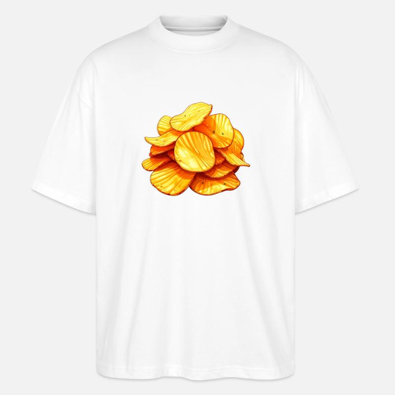 chips - T-shirt bio Blaster 2.0 coupe oversize Stanley/Stella Unisexe - blanc