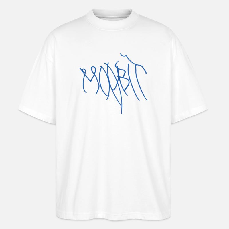Geschenkidee für echte Moabiter - Stanley/Stella Oversized Unisex Bio T-Shirt Blaster 2.0 - Weiß