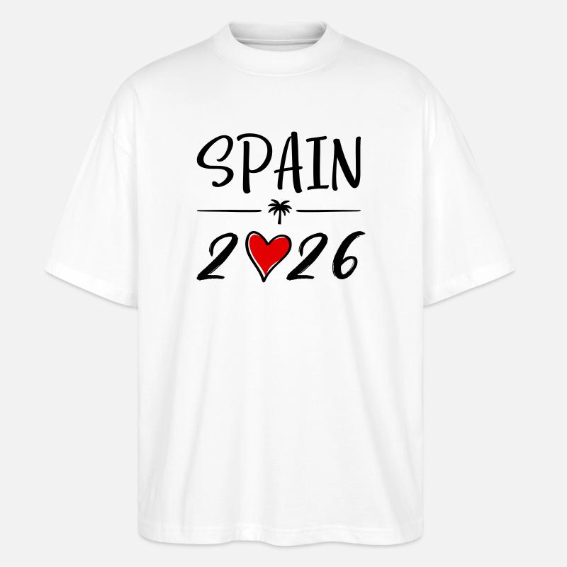 Spain 2026 - Stanley/Stella Oversized Unisex Bio T-Shirt Blaster 2.0 - Weiß