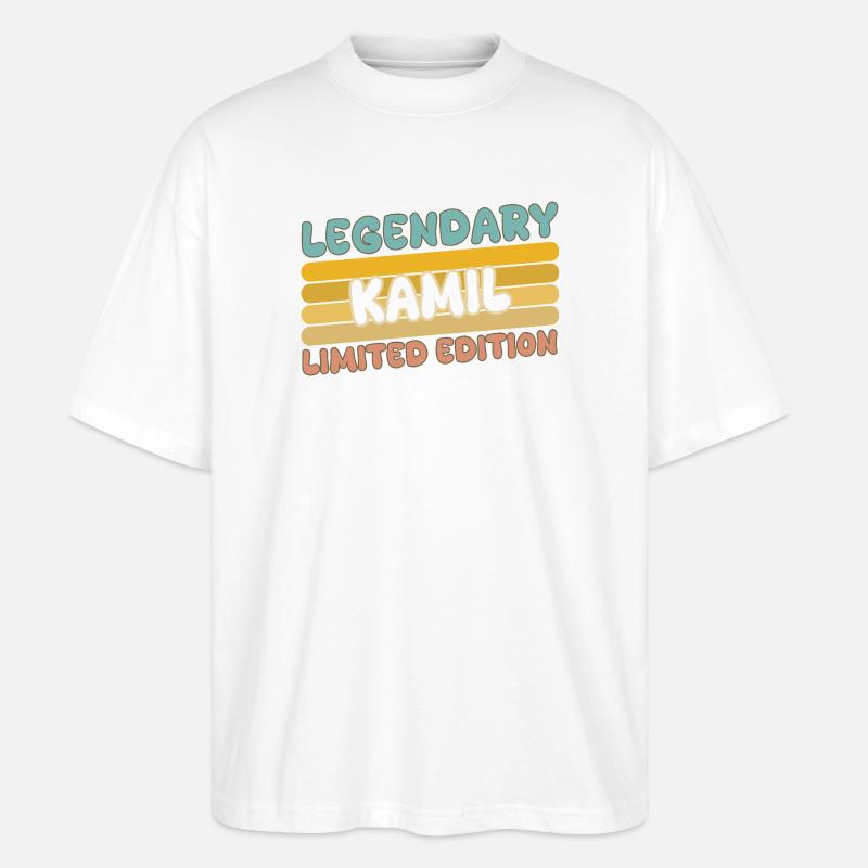 Kamil - Stanley/Stella Oversized Unisex Bio T-Shirt Blaster 2.0 - Weiß