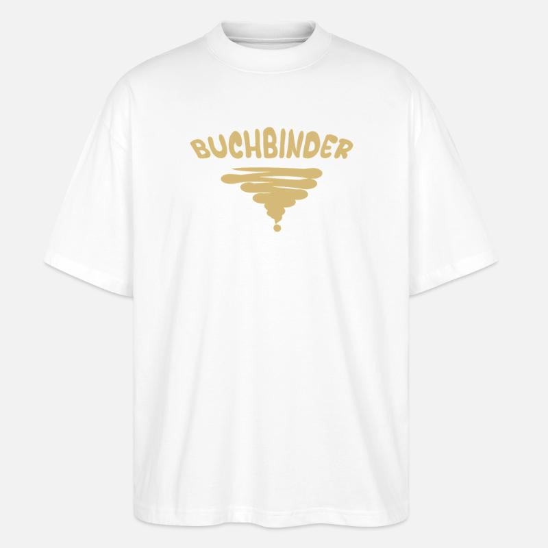 Style Buchbinder - Stanley/Stella Oversized Unisex Bio T-Shirt Blaster 2.0 - Weiß