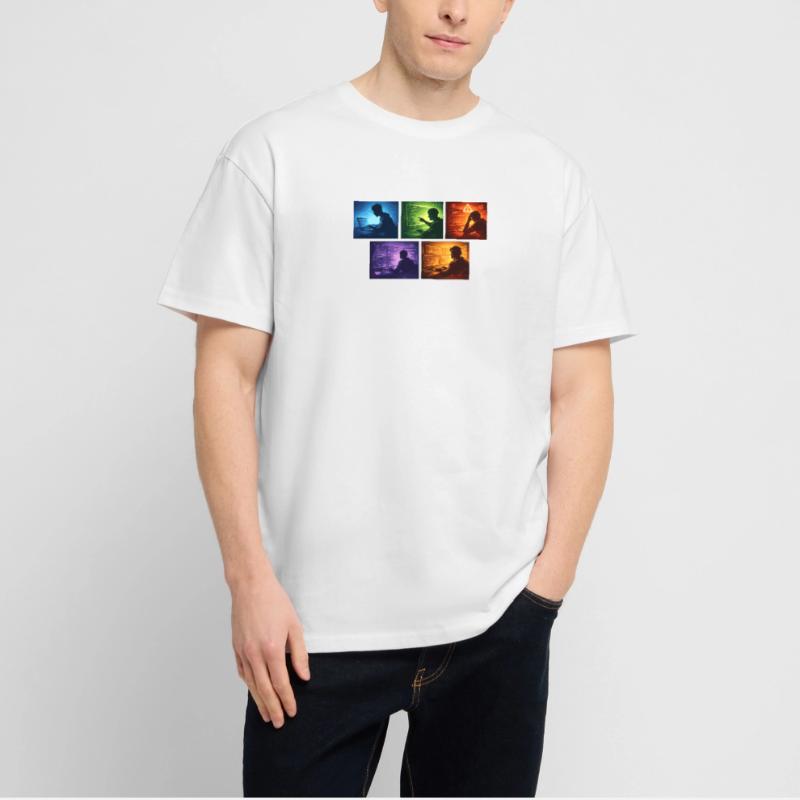Multi-Screen Code Shadow Stanley/Stella Oversized Unisex Organic T-shirt Blaster 2.0