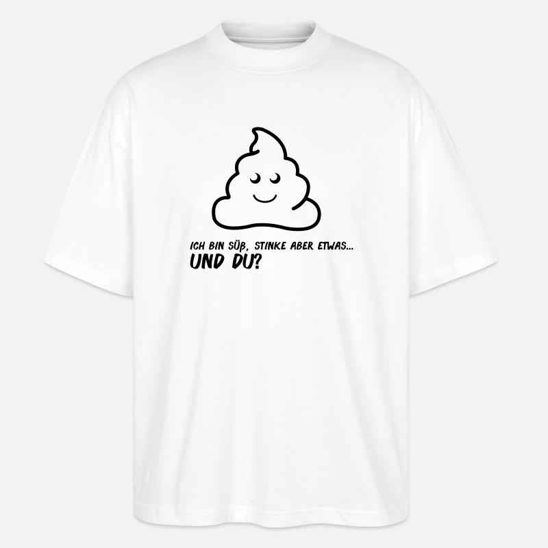 aa_spruch - T-shirt bio Blaster 2.0 coupe oversize Stanley/Stella Unisexe - blanc