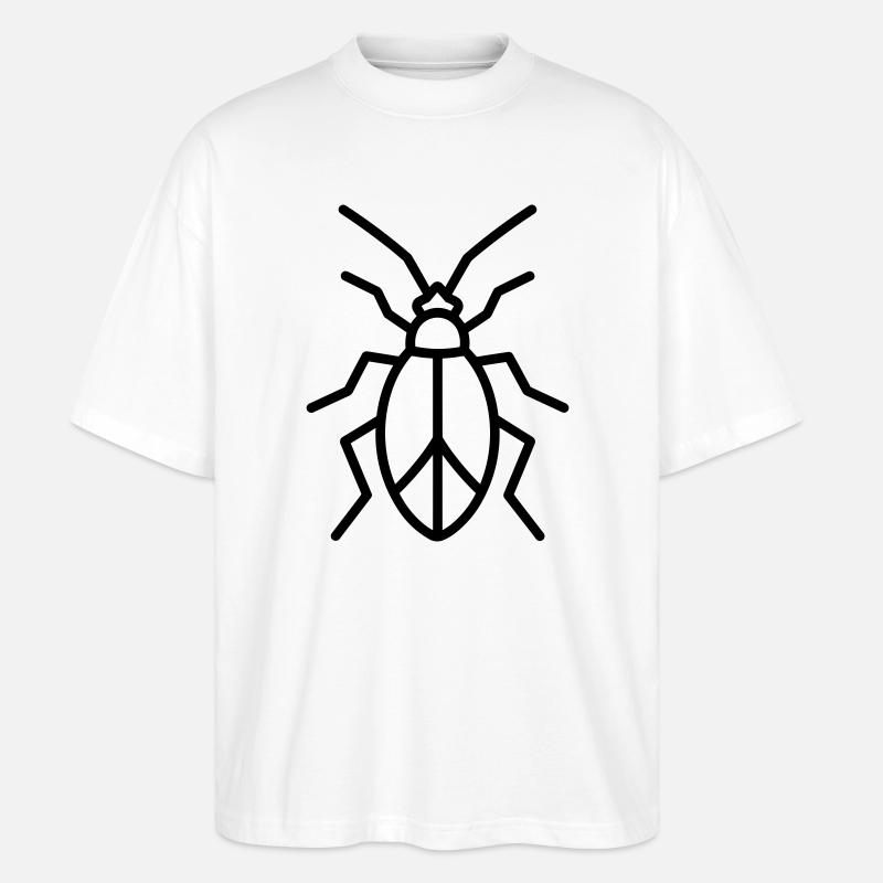Blattlaus - Stanley/Stella Oversized Unisex Bio T-Shirt Blaster 2.0 - Weiß