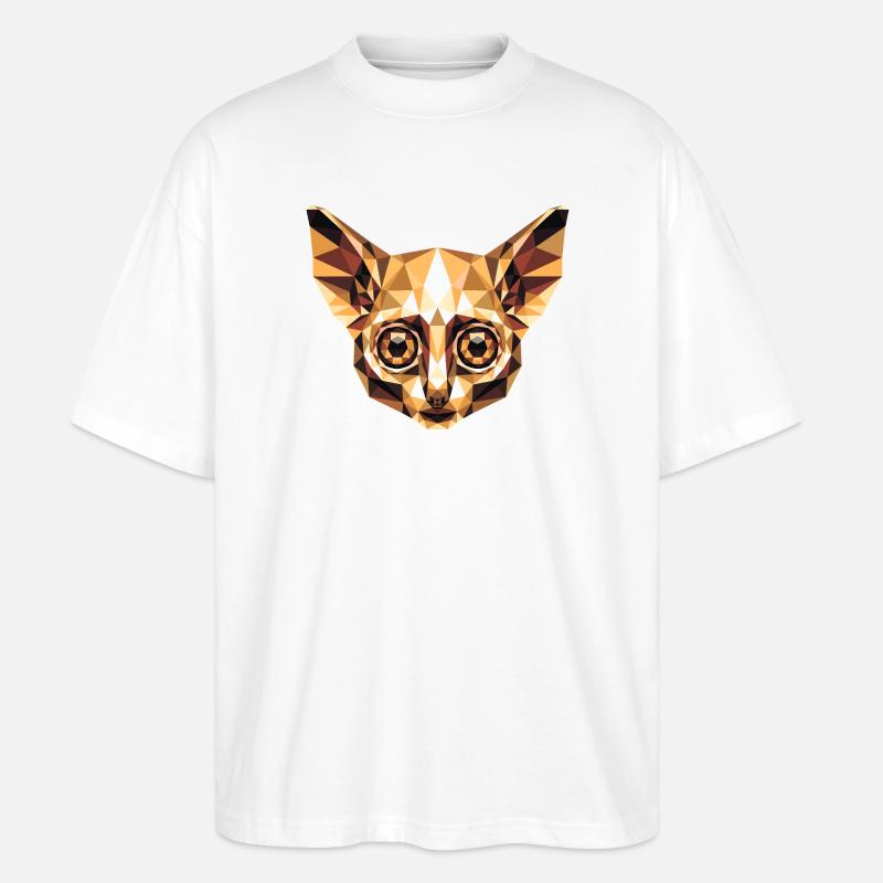 Galago Bush Baby Monkey Galagos Monkey Cute Galago - Stanley/Stella Oversized Unisex Organic T-shirt Blaster 2.0 - white