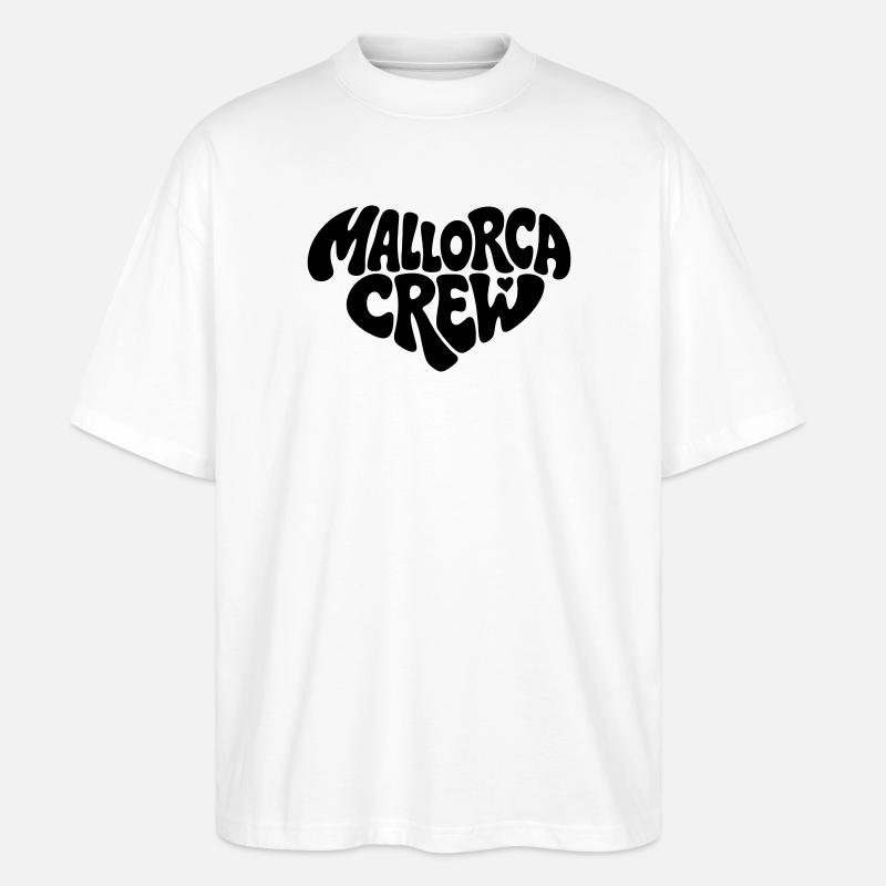 Mallorca Crew - Stanley/Stella Oversized Unisex Organic T-shirt Blaster 2.0 - white