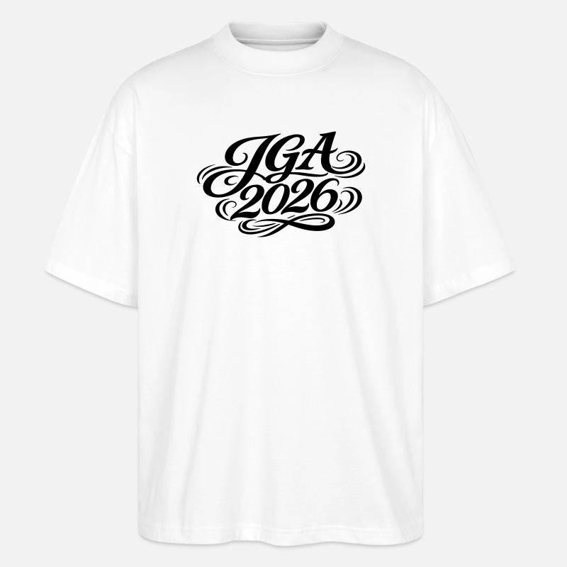 Jga 2026 Junggesellenabschied - Stanley/Stella Oversized Unisex Bio T-Shirt Blaster 2.0 - Weiß