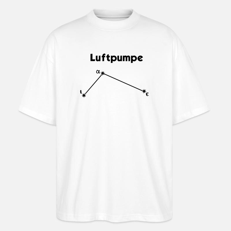 Luftpumpe - Stanley/Stella Oversized Unisex Bio T-Shirt Blaster 2.0 - Weiß