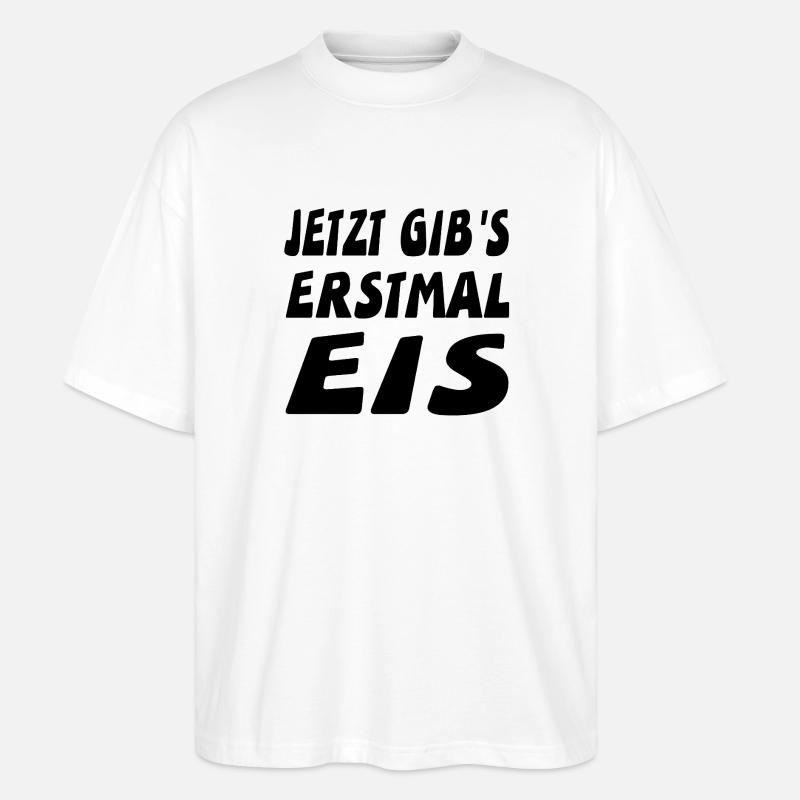 Eis - Stanley/Stella Oversized Unisex Bio T-Shirt Blaster 2.0 - Weiß