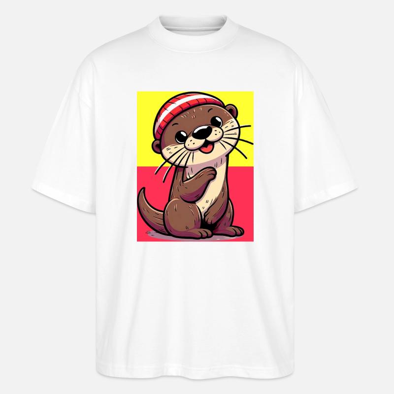 Otter - Stanley/Stella Oversized Unisex Bio T-Shirt Blaster 2.0 - Weiß
