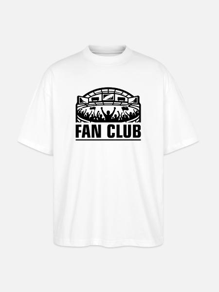 Fan Club Stadion - Stanley/Stella Oversized Unisex Bio T-Shirt Blaster 2.0 - Weiß