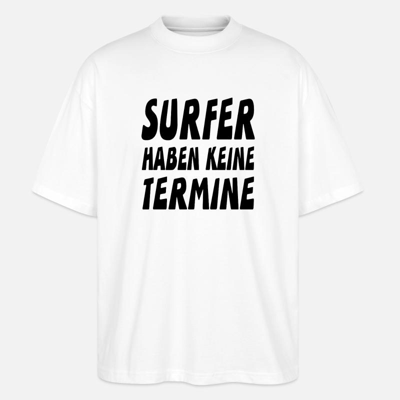 Surfer - Stanley/Stella Oversized Unisex Bio T-Shirt Blaster 2.0 - Weiß
