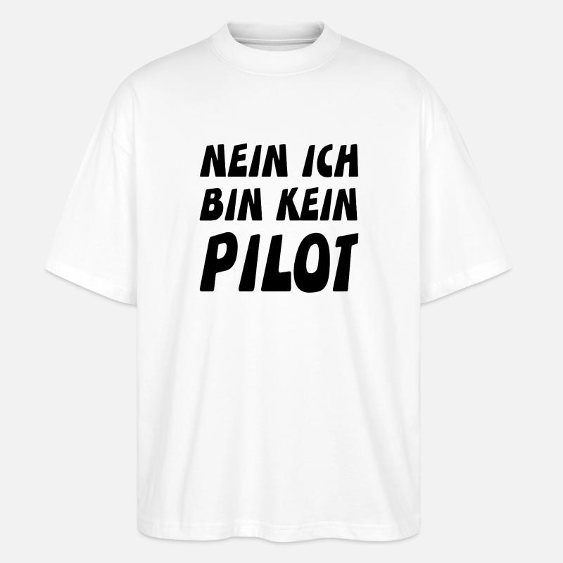 Pilot - Stanley/Stella Oversized Unisex Bio T-Shirt Blaster 2.0 - Weiß