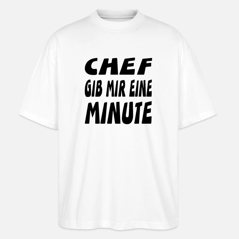 Chef - Stanley/Stella Oversized Unisex Bio T-Shirt Blaster 2.0 - Weiß