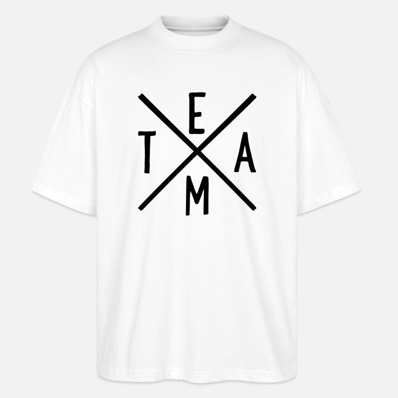 Team - Stanley/Stella Oversized Unisex Bio T-Shirt Blaster 2.0 - Weiß