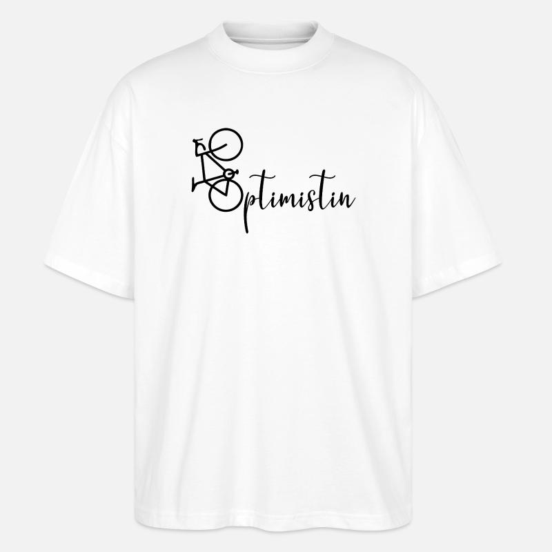 Roue cyclable Optimist - T-shirt bio Blaster 2.0 coupe oversize Stanley/Stella Unisexe - blanc