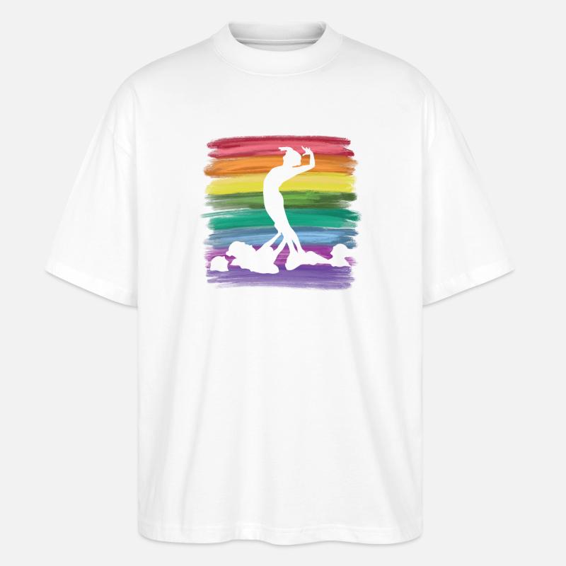 Artistic Swim Team Synchronschwimmen - Stanley/Stella Oversized Unisex Bio T-Shirt Blaster 2.0 - Weiß