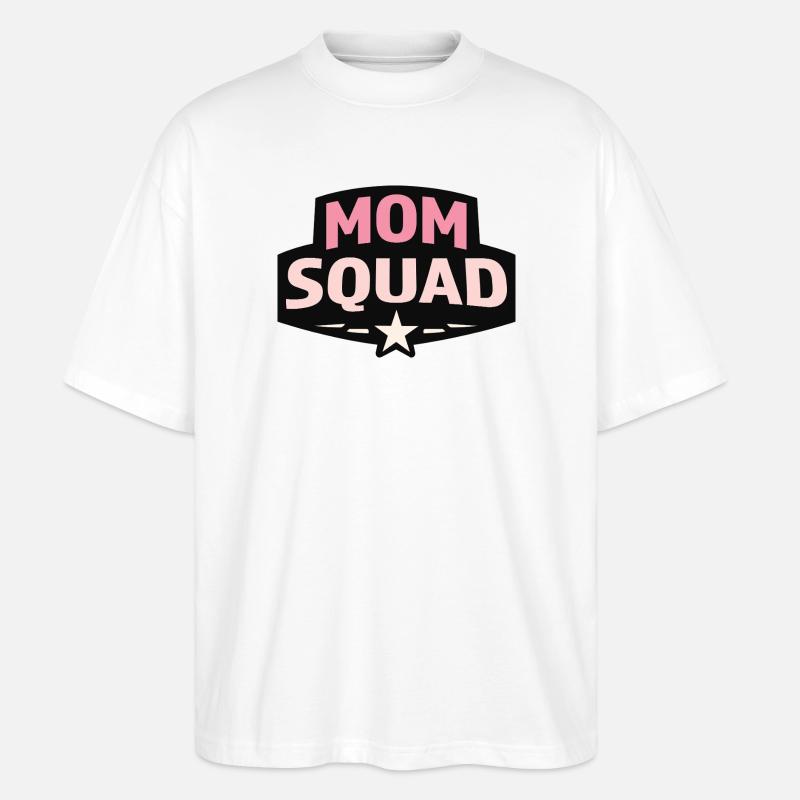 Mama-Trupp - Stanley/Stella Oversized Unisex Bio T-Shirt Blaster 2.0 - Weiß
