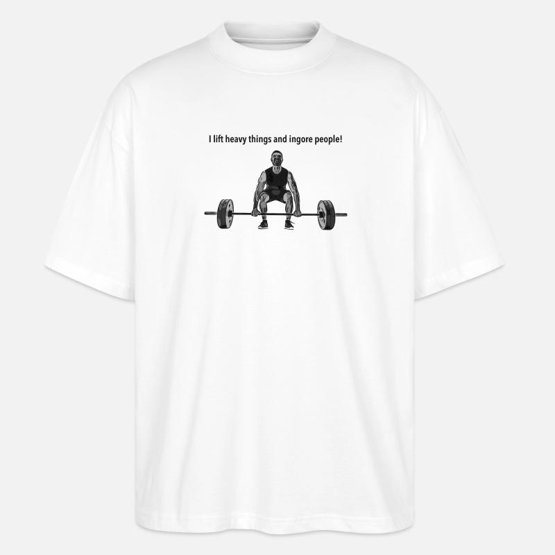 Vectorization_36 - Stanley/Stella Oversized Unisex Organic T-shirt Blaster 2.0 - white