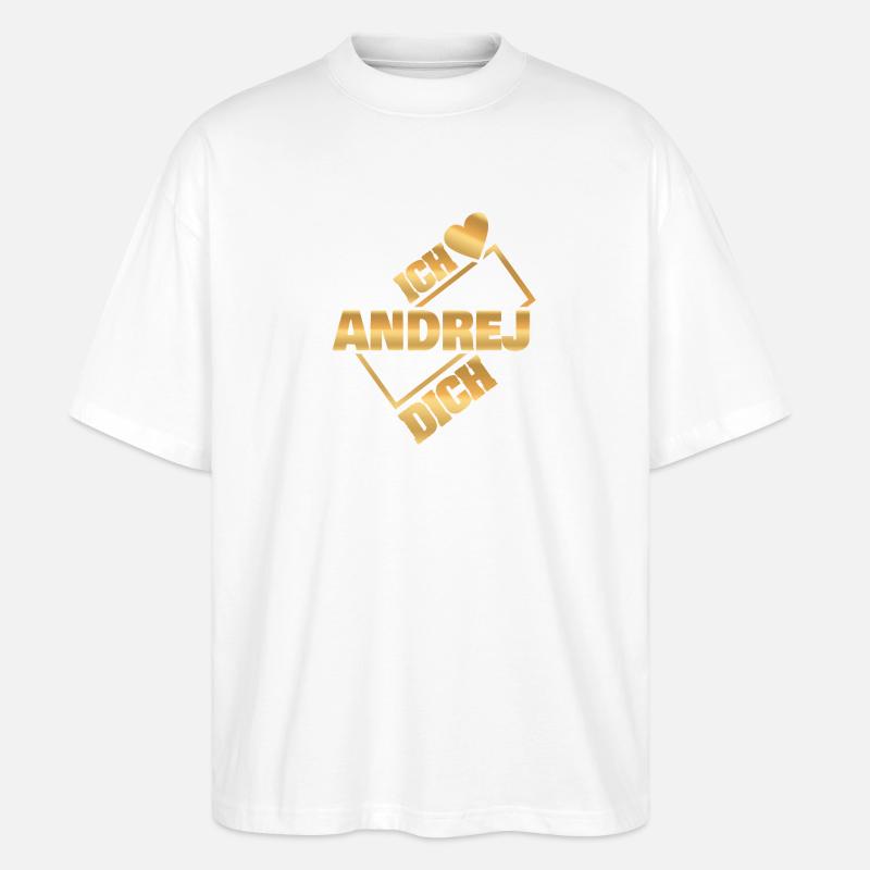 Andrej - Stanley/Stella Oversized Unisex Organic T-shirt Blaster 2.0 - white