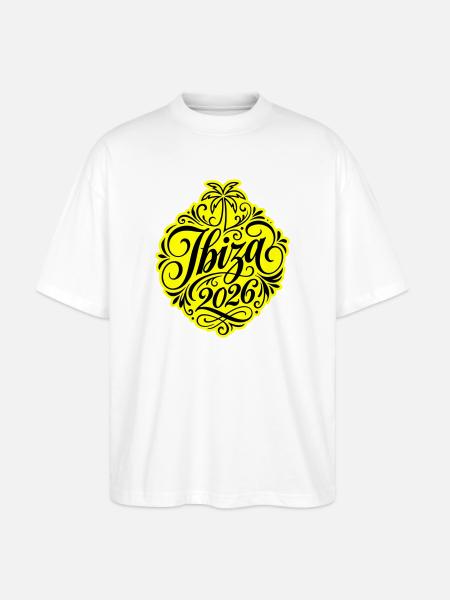 Ibiza 2026 - Stanley/Stella Oversized Unisex Organic T-shirt Blaster 2.0 - white