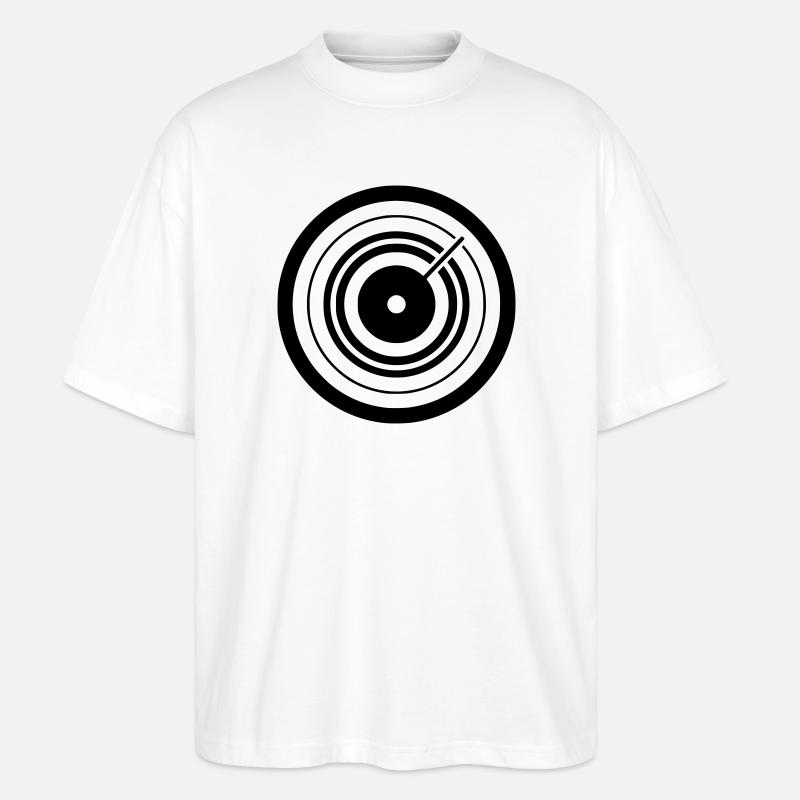 Zielscheibe Pfeil Dart Icon - Stanley/Stella Oversized Unisex Bio T-Shirt Blaster 2.0 - Weiß